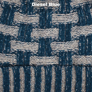 BEANIES - WICKER - LAMBSWOOL - Diesel Blue -