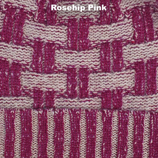 BEANIES - WICKER - LAMBSWOOL - Rosehip Pink -