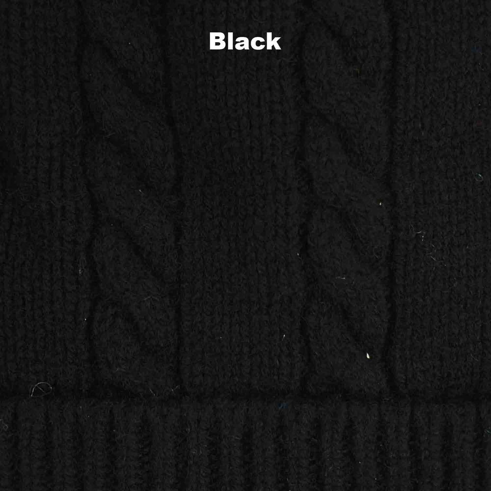 BEANIES - CABLE - WINTER HATS - Black - 