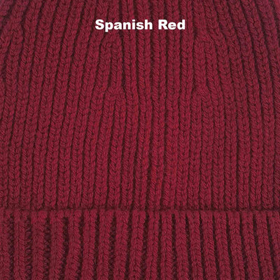 BEANIES - FIXED - UNISEX - Spanish Red - 