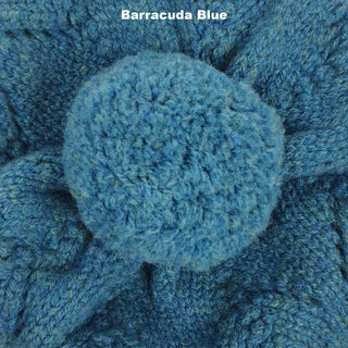 BEANIES - PEACOCK - LAMBSWOOL - Barracuda Blue -