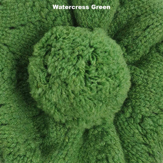 BEANIES - PEACOCK - LAMBSWOOL - Watercress Green -