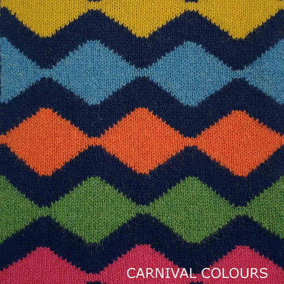 SCARVES - KARLU - PREMIUM AUSTRALIAN LAMBSWOOL - Carnival Colours - 