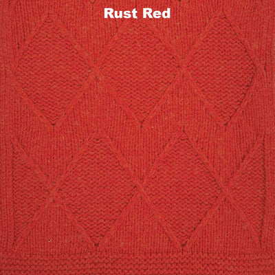 SCARVES - STARLIGHT - LAMBSWOOL - Rust Red - 