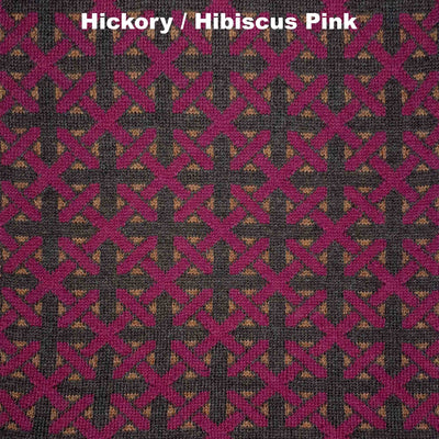 SCARVES - CLICKETY CLACK - EXTRA FINE MERINO WOOL - Hickory/Hibiscus Pink - 