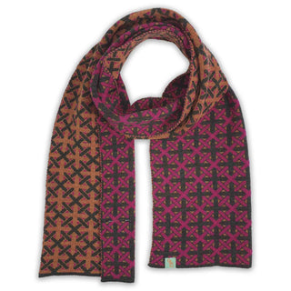 SCARVES - CLICKETY CLACK - EXTRA FINE MERINO WOOL -  - 