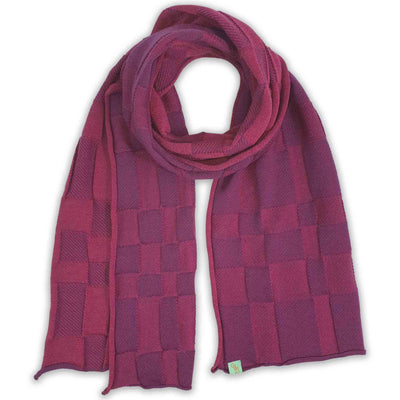 SCARVES - GENTLE - EXTRA FINE MERINO WOOL - Mulberry Pink - 