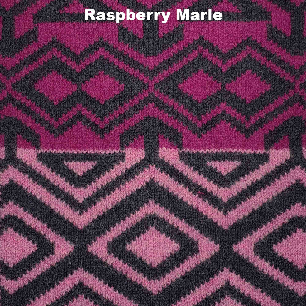 SCARVES - QUEST - PREMIUM AUSTRALIAN LAMBSWOOL - Raspberry Marle - 