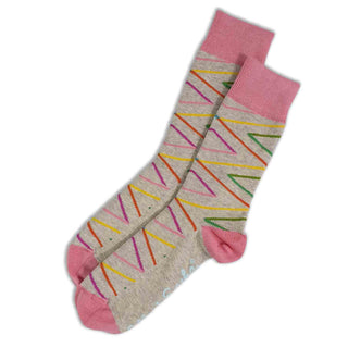 SOCKS - CRAYON - AUSTRALIAN COTTON - Oatmeal - S / 2-8