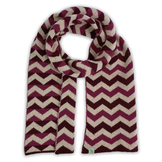 SCARVES - CANDY ROCK - PREMIUM AUSTRALIAN LAMBSWOOL - Bordeaux Maroon - 