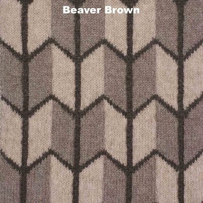 SCARVES - CLOVIS - PREMIUM AUSTRALIAN LAMBSWOOL - Beaver Brown - 