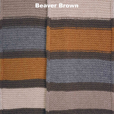 SCARVES - CRACKER - PREMIUM AUSTRALIAN LAMBSWOOL - Beaver Brown - 