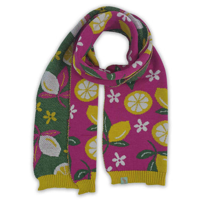 SCARVES - LEMONADE - EXTRA FINE MERINO WOOL - Fuchsia - 