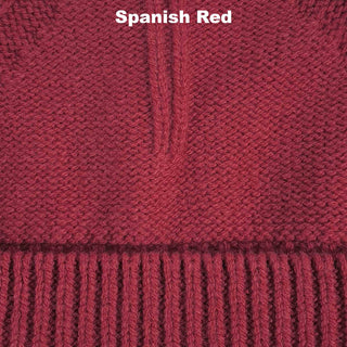 BEANIES - SCUD - PREMIUM AUSTRALIAN LAMBSWOOL - Spanish Red - 