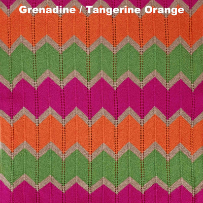 SCARVES - ZIPLOCK - PREMIUM AUSTRALIAN LAMBSWOOL - Grenadine / Tangerine Orange - 