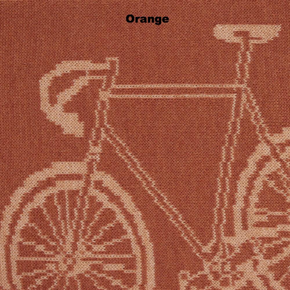 SCARVES - BIKE - EXTRA FINE MERINO WOOL - Orange - 