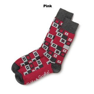 SOCKS - NERD - AUSTRALIAN COTTON - Pink - S / 2-8