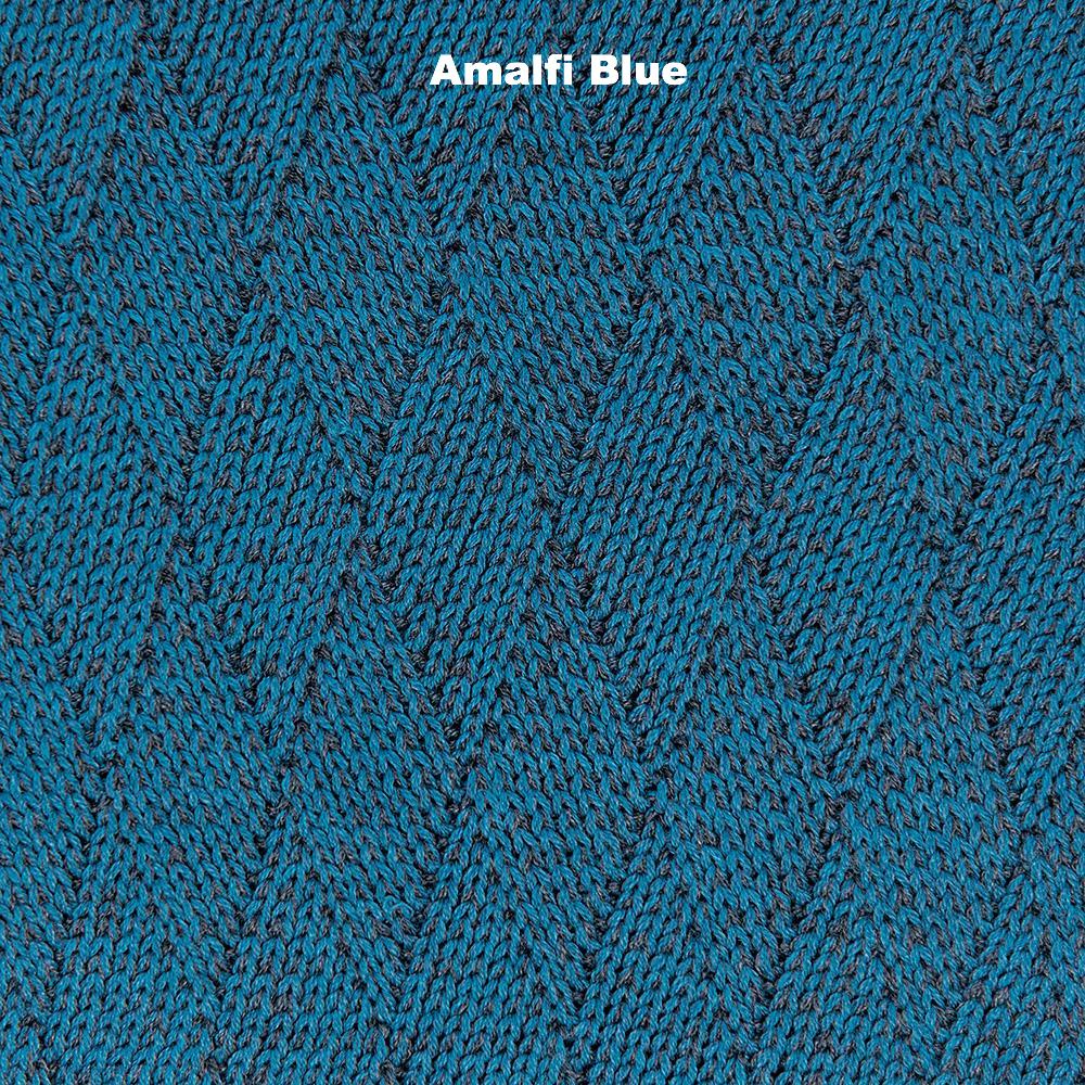 SCARVES - GEM - EXTRA FINE MERINO WOOL - Amalfi Blue - 