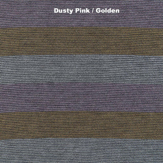 SCARVES - CHUX - MERINO - Dusty Pink / Golden Yellow -