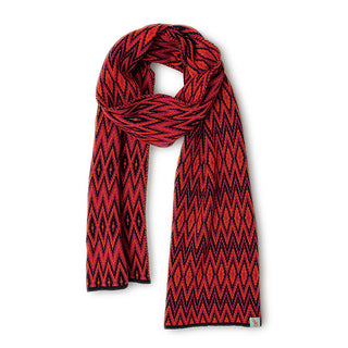 SCARVES - BOND - MERINO - Hibiscus Pink / Cinnamon Orange -