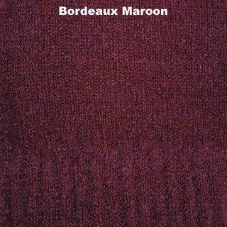 GLOVES - FAGINS -  FINGERLESS GLOVES LAMBSWOOL - Bordeaux Maroon - 