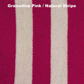 HOTTIE - HOT WATER BOTTLE COVERS - LAMBSWOOL - Grenadine Pink / Natural - Stripe -