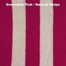 Grenadine Pink / Natural - Stripe