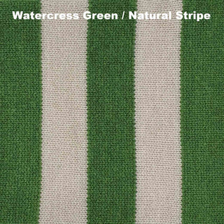 HOTTIE - HOT WATER BOTTLE COVERS - LAMBSWOOL - Watercress Green / Natural - Stripe -