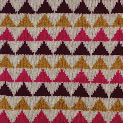 SCARVES - PEAKY - LAMBSWOOL - Bordeaux Maroon - 