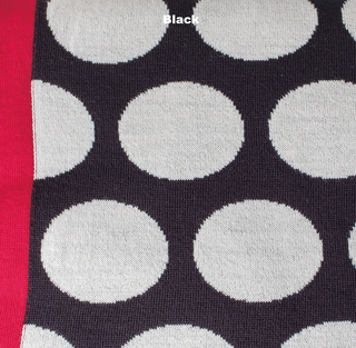 BLANKETS - BETTY - MERINO - Black - Extra Small