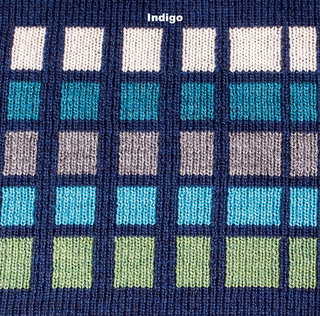 BLANKETS - CHECK IT OUT - MERINO - Indigo - Extra Small