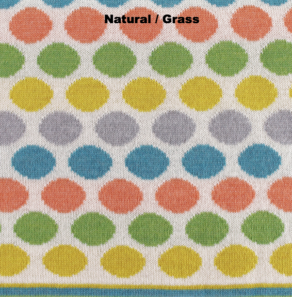 BLANKETS - RAINBOW LOVE - BABY BLANKETS - Natural / Grass - Extra Small