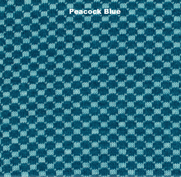 BLANKETS - BRAD - MERINO WOOL - Peacock Blue - Extra Small