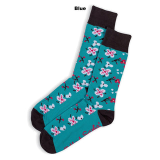 SOCKS - CHERRY BOMB - AUSTRALIAN COTTON - Blue - S / 2-8