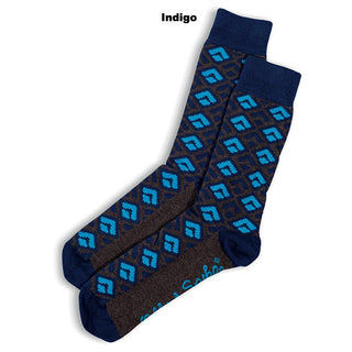 SOCKS - DECO - AUSTRALIAN COTTON - Indigo - S / 2-8